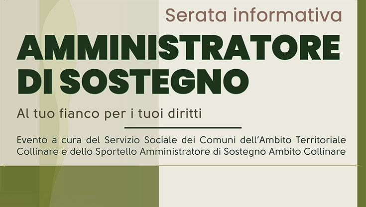 Incontro informativo sulla figura dell’Amministratore di Sostegno a San Daniele del Friuli