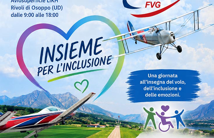 Air Expo FVG 2026: insieme per l’inclusione nei cieli di Osoppo